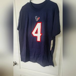 Houston Texans mens Large Officially licensed by NFL NWT player tee